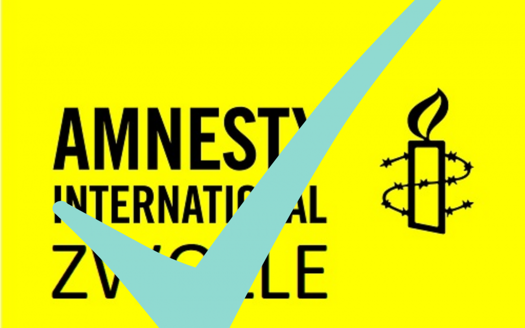 Amnesty International Zwolle: Lokaal strijden voor mensenrechten wereldwijd!